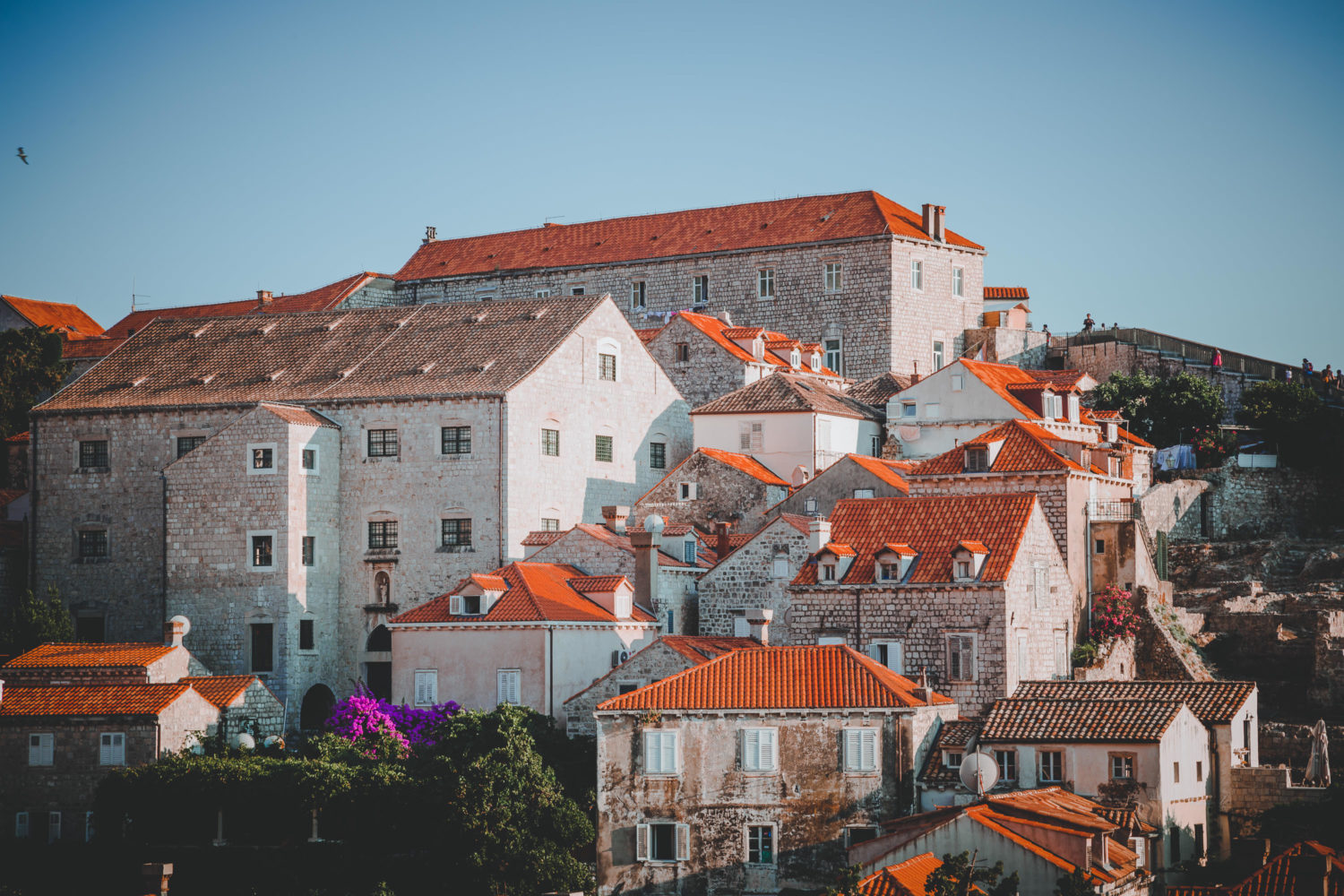 Häuser im Stadtkern von Dubrovnik